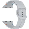 Para Apple iwatch1-10 Geração Pulseira de Silicone Linha Ondulada Fivela Colorida Pulseira de Pulso Reserva Ultra