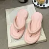 Chanclas Planas Populares Transfronterizas para Mujer, Chanclas de Verano Estilo Ins, Alto Valor Estético, Sandalias de Tira Ligera y Elegante