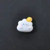 Serie de Dibujos Animados Sol Luna Estrella Arcoíris Joyería de Resina DIY Accesorios Pequeños Pegamento de Crema Accesorios para Fundas de Teléfono Móvil