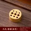 Accesorios para Incienso, Porta Incienso de Calabaza, Porta Incienso Poroso Mini Gota de Agua, Porta Incienso de Tortuga Zen Loto, Porta Incienso Longteng