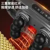 Modelo novo transfronteiriço, pistola de massagem de seis cabeças de alta potência, elétrica e recarregável, massageador muscular multifuncional para o corpo todo para uso doméstico