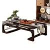Mesa de Centro Sala de Estar Hogar Mesa de Té Pequeña Tatami Madera Maciza Mesa de Té Dormitorio Ventana Mirador Mesa Pequeña Balcón Piso Mesa Baja