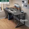 Escritorio de computadora, mesa de escritorio simple para vivienda de alquiler, escritorio para juegos, escritorio para oficina en casa, banco de trabajo, escritorio para dormitorio, escritorio de estudio