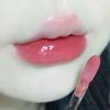 OULESONG chá congelado espelho Brilho Labial Luz de água mel labial vidro gelatina tubo redondo produtos nacionais gloss transmissão ao vivo transfronteiriça para mulheres
