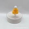 Adorno para pastel de gorro tejido de Navidad 5*9cm (4 colores) suministros de decoración para festivales