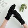 Guantes finos de verano y primavera para mujer con protección solar UV, longitud media, para conducir, actividades al aire libre, andar en bicicleta eléctrica, pantalla táctil, antideslizantes