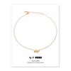 Collar Vintage Cuadrado de Acero de Titanio con Nácar Natural Estilo Francés Europeo y Americano, Accesorio de Lujo Ligero de Nicho, Collar Largo para Otoño e Invierno para Superponer, Para Mujeres