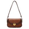 Bolso cuadrado pequeño retro de alta calidad para mujer, nuevo bolso de mensajero de hombro de PU popular para todo tipo de combinaciones, otoño e invierno, nuevo bolso debajo del brazo