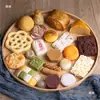 Modelo de Confeitaria Bolo de Osmanthus Chinês Bolo de Feijão Mungo Bolo de Gema de Ovo Abacaxi Fruta Torcida Lanche de Arroz Adereços e Decorações