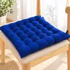 Cojín de Asiento Acolchado Grueso Simple para Oficina en Casa Silla de Sentarse Largo Cojín de Asiento Transpirable Correas Antideslizantes Cojín para Glúteos Tatami