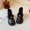 Botas Princesa com Laço para Meninas 2026 Outono/Inverno Nova Moda Infantil Botas Quentes de Cano Médio para Crianças Maiores Botas de Couro com Veludo