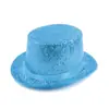 Sombrero de Caballero Retro Británico Negro de Copa Alta Sombrero de Jazz Sombrero Mágico de Escenario Sombrero de Actuación para Niños Sombrero de Copa Alta de Moda