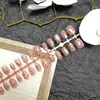 Nuevas Tiras de Uñas Postizas de Alta Venta, Uñas Postizas Coloridas Ojo de Gato Usables, Uñas Postizas Degradadas, Uñas Postizas Usables
