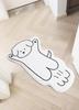 Alfombra de Piso Moderna Minimalista Estilo Ins Dibujo Animado Linda para Habitación Infantil, Alfombra de Cabecera de Dormitorio, Alfombra de Sala de Estar Estilo Ins, Cobertura Completa
