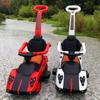 Novo carrinho infantil com guarda-corpo, carro de brinquedo para bebê de 1 a 3 anos, scooter com luz de poste único