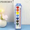 Atacado do Fabricante Tinta Aquarela Semi-Seca de 8 Cores Garantia de Qualidade Aquarela Tinta Aquarela Totalmente Sólida