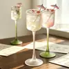 Copa recta de vidrio esmerilado vintage, copa de cóctel, copa de champán de gama alta de nicho, copa de vino de postre, vaso de jugo