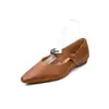 Zapatos Mary Jane de Piel de Oveja de Primera Capa con Hebilla Plateada para Mujer, Zapatos de Boca Baja de Una Sola Hebilla, Nuevo Estilo de Otoño, Puntera Cuadrada Genuina, Correa Única, Zapatos de Tacón Bajo de Una Sola Hebilla para Mujer