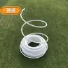 Tubo de modelado blanco dorado para bodas tubo de PVC con forma de aluminio plástico tubo accesorios de decoración de escenario tubo duro sin palabras