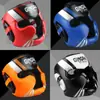 Protector de cabeza boxeo protección equipo protector totalmente cerrado adulto boxeo taekwondo engrosado combate Sanda protector facial niños
