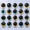 Ojos de muñeca, componentes de accesorios para manualidades, gema para time-lapse, parches oculares de cristal, globos oculares realistas de animales