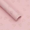 Papel de regalo de flores, fábrica de Yiwu, venta al por mayor, papel de regalo de ramo de rosas, papel Ouya de doble color, papel impermeable para personas visibles