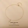 Collar para Mujer Transfronterizo Collar de Cruz para Mujer Circonita Moda de Nicho Europea y Americana Diseño Cadena de Clavícula de Cobre Puro Joyería