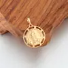 Xuping Joyería Estilo Retro Transfronterizo Geométrico Redondo Colgante de Collar Aleación de Cobre Chapado en Color 18K Colgante Personalizado Al por Mayor
