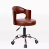 Silla de Computadora Compacta de Madera Maciza, Silla de Escritorio Sencilla, Silla Ajustable para Estudiantes, Silla Pequeña para Estudio en Casa con Respaldo, Silla de Oficina Giratoria