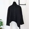 Cárdigan de Punto Elegante de Alta Gama Estilo Europeo 2025 Otoño e Invierno Nuevo Diseño Abrigo Suéter Irregular para Mujer de Moda