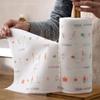 Yq9050 Pano de Limpeza Preguiçoso Antiaderente Sem Óleo Cozinha Estampada TNT Descartável Pano de Prato Toalha de Lavar Louça Em Estoque Fabricante