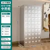 Gabinete Engrosado de Acero Inoxidable 304 para Dispensación en la Farmacia de la Clínica de Medicina Tradicional China de Taichung Gabinete de Múltiples Cajones Gabinete Bai Zi Sin Metal
