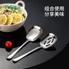 Cuchara de acero inoxidable 304, cuchara pequeña de mango largo, cuchara pequeña para uso público, palillos para uso público, cuchara pequeña para uso público en restaurantes y hoteles, cuchara grande para uso público.