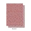 Amor-perfeito Sete Cores Novo Produto Papel de Presente Xadrez Vermelho Papel de Presente para Flores Arte Floral Floricultura DIY Materiais e Suprimentos para Embalagem Feita à Mão