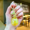 Colgante de Fruta Perlado de Dibujos Animados DIY Piña Fresa Manzana Llavero Joyería Accesorios de Decoración para Mochila