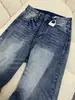 Jeans Acortados Arrugados Estilo Retro Americano para Mujer, Pantalones Rectos Adelgazantes de Cintura Alta de Verano, Pantalones de Pierna Ancha de Longitud Media para Mujer Petite