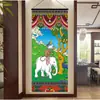 Tíbet Thangka Estatua de Buda Tela Colgante Tela de Pared Tela de Fondo Sala de Estar Pasillo Tapicería de Tela Decoración de Pared Pintura Colgante de Ópera del Tíbet