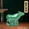 Figurillas de Cerámica Tricolor de la Dinastía Tang: Buey Amarillo, Búfalo de Agua y Buey Recostado, Artesanías, Regalos, Decoraciones Feng Shui, Adornos Zodiacales de Estilo Chino para Sala de Estar