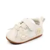 Sapatos para Bebê de 0-1 Ano Novos Sapatos de Bebê Unissex para Primavera/Outono Estampa de Flores Sapatos para Crianças Pequenas Solado de Borracha Antiderrapante