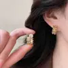 Presilhas de Orelha Estilo Coreano Sem Furo, Brincos com Design Estiloso para Mulheres, Presilhas de Osso da Orelha com Borboleta e Pérola de Franja Longa, Alto Padrão