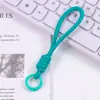 Cordão Colorido para Celular com Fecho de Mola, Alça Trançada à Mão para Capa de Garrafa de Água e Celular, Acessório de Cordão Simples Anti-Perda