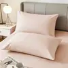 Protector de almohada a prueba de sudor y resistente al aceite, anti-saliva, anti-ácaros, funda de almohada antibacteriana 48cmx74cm para adultos y niños