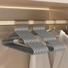 Gancho Grueso Recubierto de Plástico para Ropa Hogar Adulto Tendedero Soporte para Ropa Dormitorio Antideslizante Sin Marcas Gancho para Ropa Colgador para Ropa