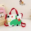 En la nueva bolsa de lona ins 2024 más vendida coreana casual para niños bolsa de hombro bandolera fabricantes al por mayor