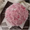 Mezcla de Pelo con Puntos de Colores e Hilos de Seda, Piel Sintética de Visón, Hilo de Tejer DIY Hecho a Mano para Chalecos, Chalinas, Bufandas y Abrigos