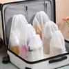 [Bolsas de Almacenamiento para Viaje] Bolsas con Cordón para Zapatos y Equipaje, Bolsas para Empacar Ropa Interior, Ropa y Artículos Varios, Bolsas a Prueba de Polvo para Zapatos