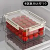 Caja Conservadora Fresca, Caja de Almacenamiento para Refrigerador de Grado Alimenticio, Caja Transparente Sellada Especial, Caja Congelable a Prueba de Humedad para Frutas y Encurtidos, Gran Capacidad