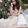 Amazon Comercio Exterior Vestido Nuevo Verano Vacaciones Junto al Mar Tejido Calado Falda de Playa Natación Vestido de Mujer