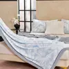 Nueva manta de terciopelo de leche jacquard de doble capa con borde grande para el hogar y la oficina, multifuncional, ultrasuave, engrosada y cálida