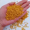 Areia Dourada 2-3mm 50g 100g Areia Dourada Areia Prateada Cascalho DIY Colorido Irregular Galvanizado Iridescente Areia de Vidro Dourado